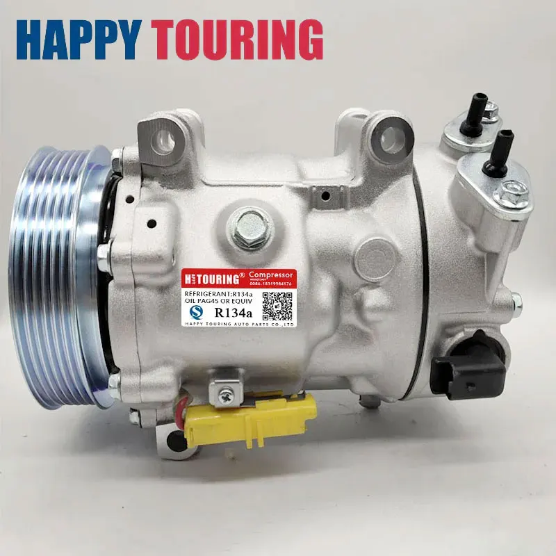 Компрессор переменного тока SD6C12 для Peugeot 207 307 308 508 PARTNER C3 C4 C5 DS3 9659875780 6453QJ 6453QK 6453WK