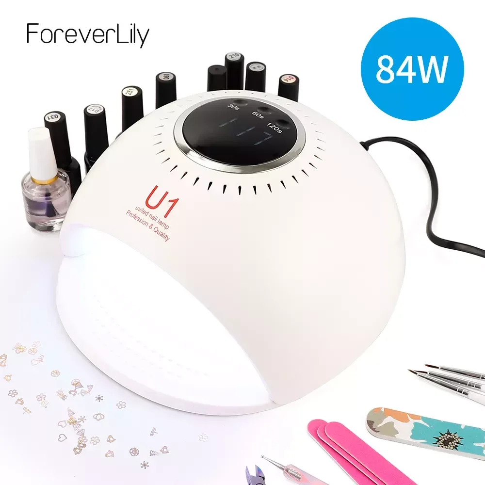 

2022New Nail Dryer UV LED Nail Lamp 42 LED Lamps Gel Polish Curing Lamp With 30s/60s/120s Timer LCD Display Nails Dryer Manicure