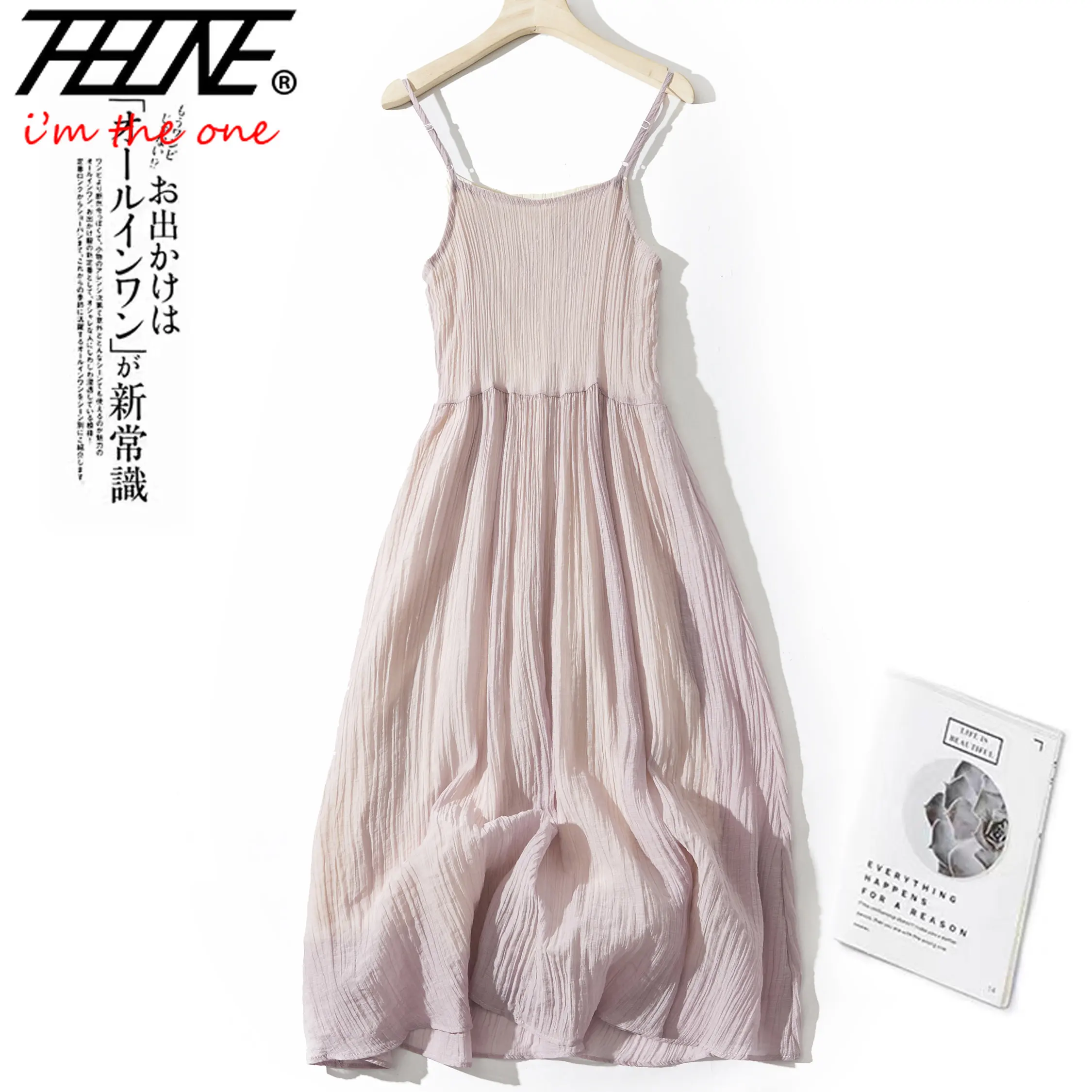 Женское платье с вышивкой свободный плиссированный пуловер без рукавов длинное