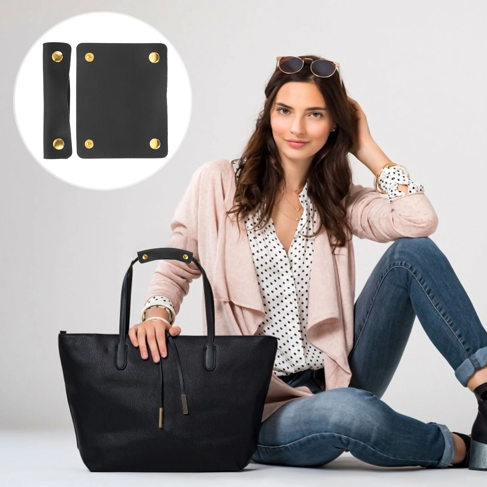 

Handle Baghandbag Covers Purse Wrap Protector Luggage Grip Cover Protectors Strap Wraps Shopping Handsuitcase Grips Pad Pu