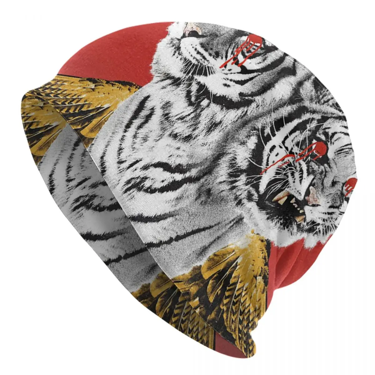 

Polyphia Tiger Vintage Music Beanies Pullover Cap Comfortable Bonnet Hats Knit Hat Unisex Spring Warm Head Wrap Caps