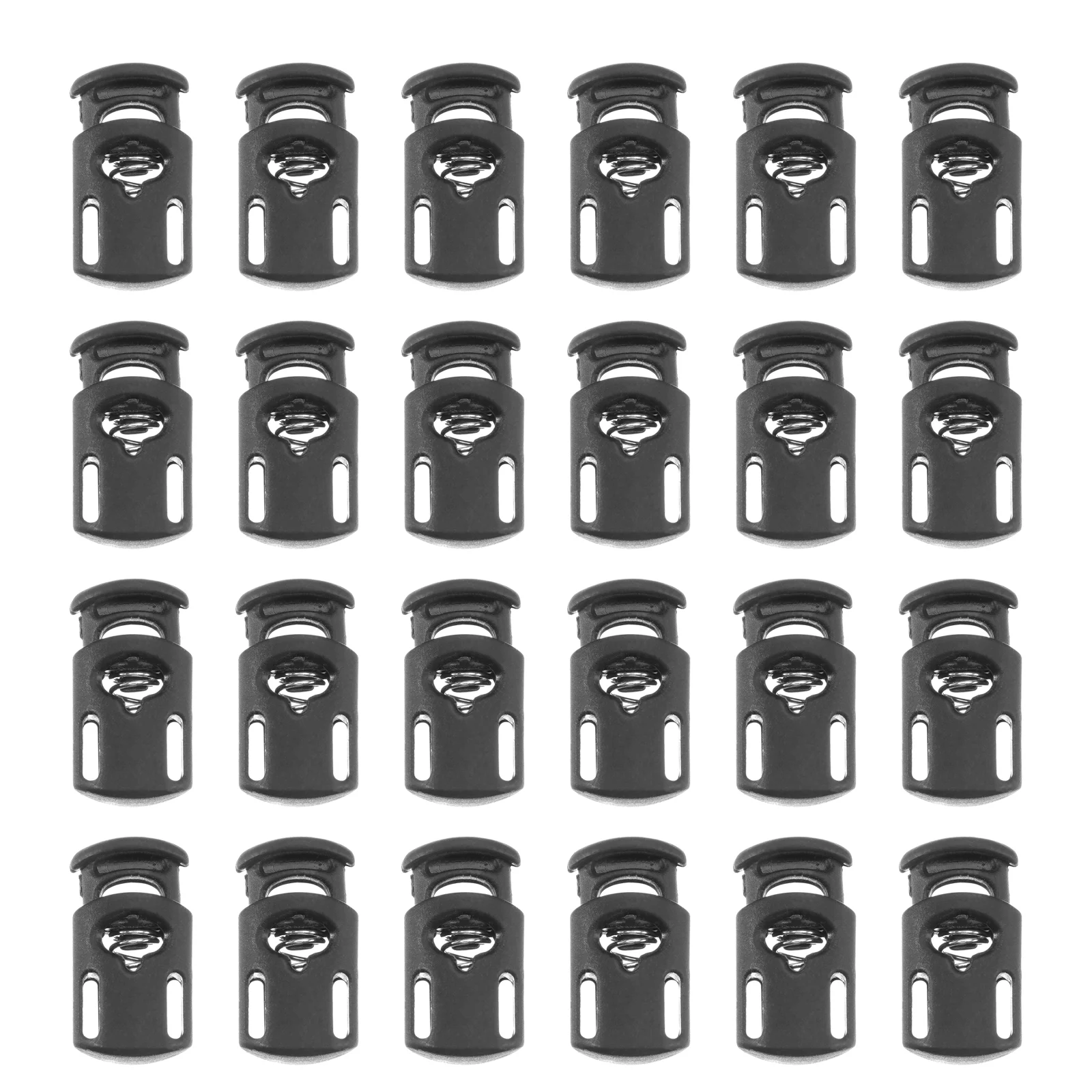 

100 Pcs Elasticity Cord Locks Drawstrings Cordage Clamp Accessories 100pcs Rope