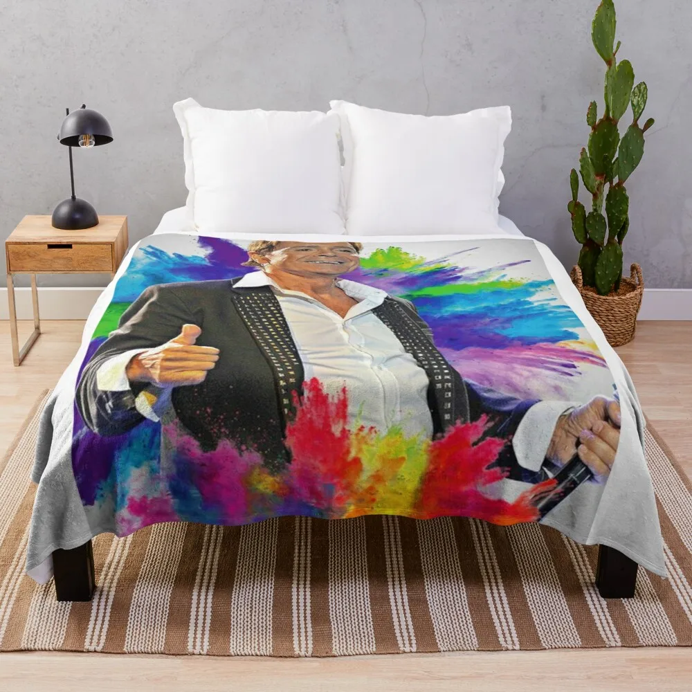 

Colorful Cliff Richard Throw Blanket flannels sofa blanket with tassels crochet blankets soft big blanket