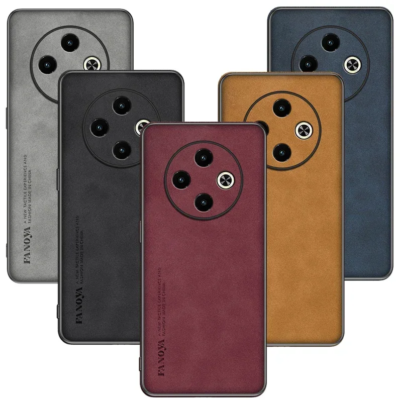 Для Infinix Spark 30C Роскошный кожаный чехол для 30 C матовый Силиконовый полная защита