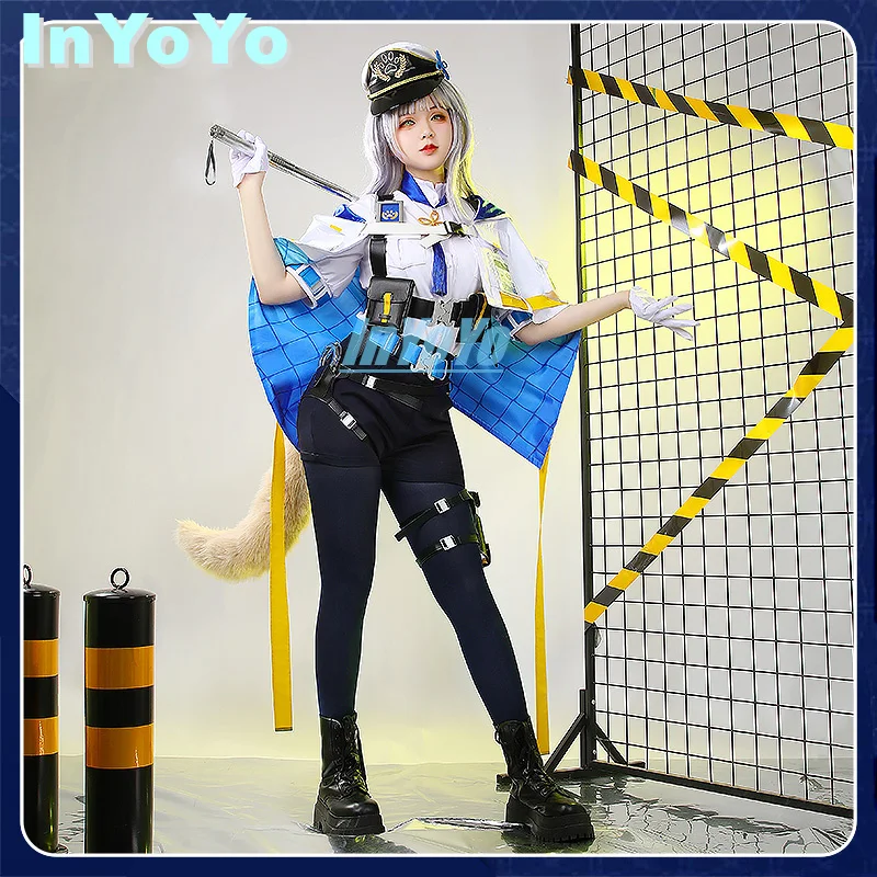 Костюм для косплея InYoYo Shioriha Ruri костюм Нейси милая Униформа с хвостом наряд