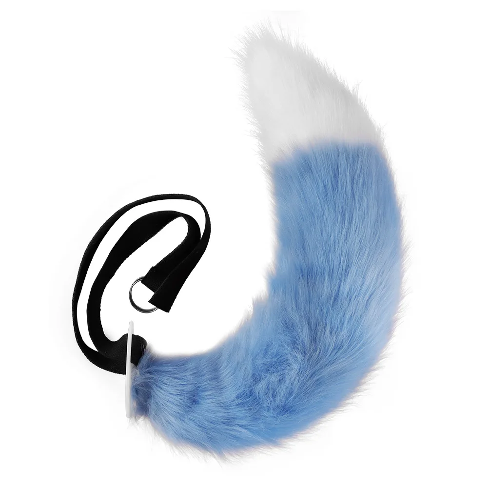 Реквизит для косплея из искусственного лисьего хвоста ручная работа плюшевый