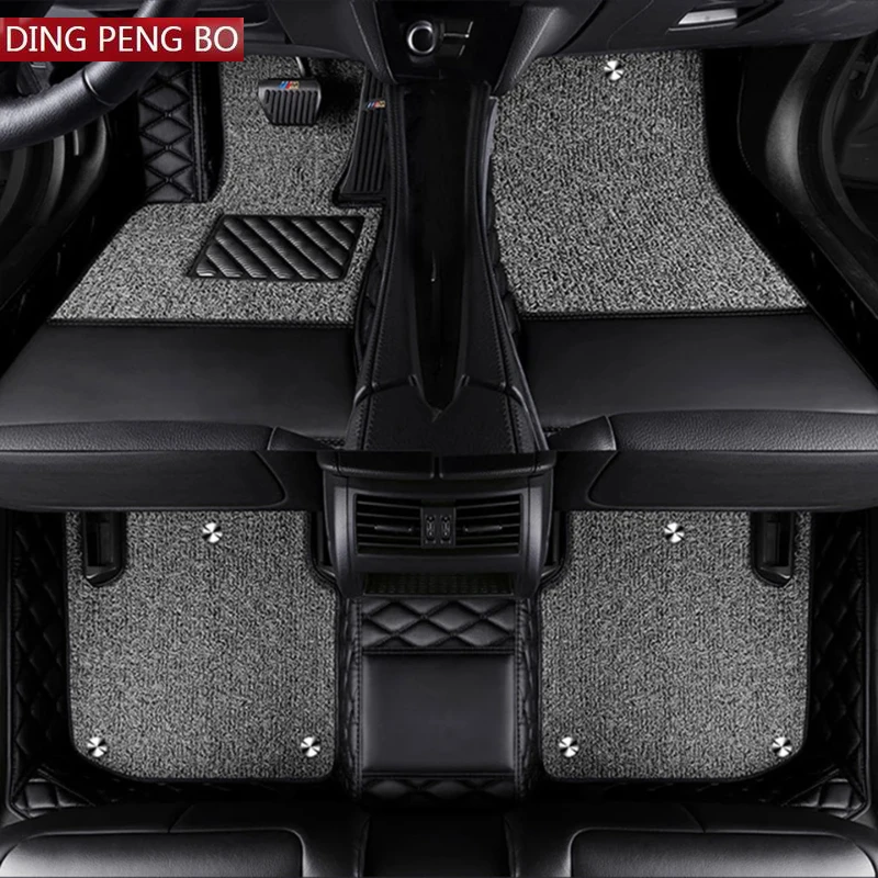 Двухслойный автомобильный напольный коврик под заказ для Mercedes Benz GLA X156 H247 2019-2023 GLB