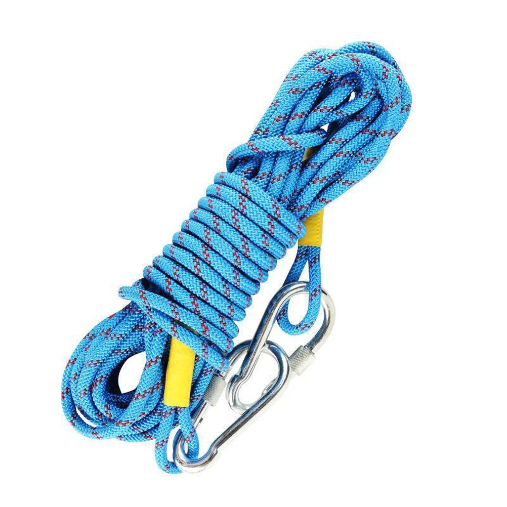 

Rope Climbing Safety Static Hiking Parachute Gymequipment Gear Rappelling Outdoor Hooksduty Heavy Nylon Emergency Accessories