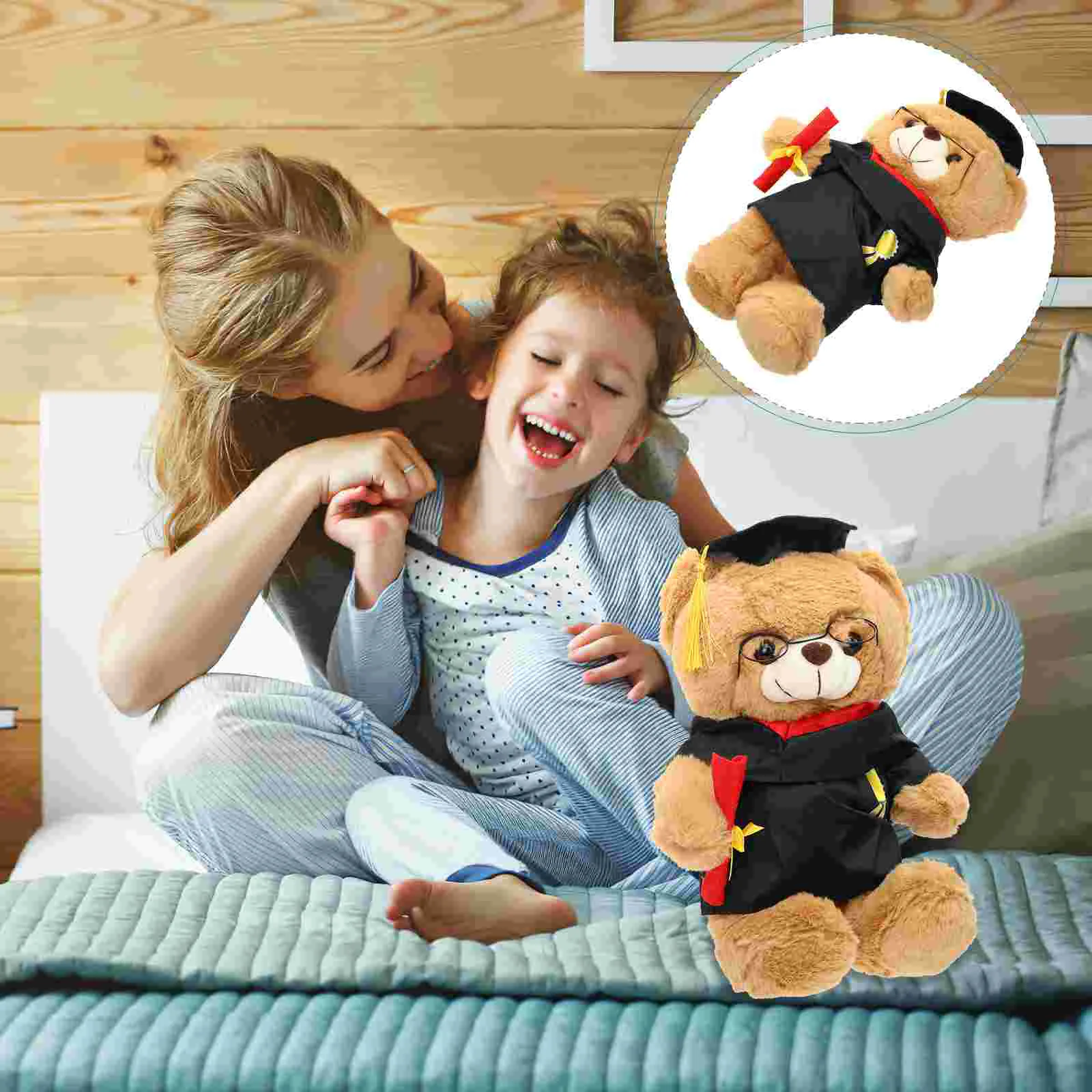 

Graduation Plush Gift Toys Animals Cartoon Toy Stuffed Soft Decoration Fluffy Cute Pillows Favors Party Kids Shower Baby Cap