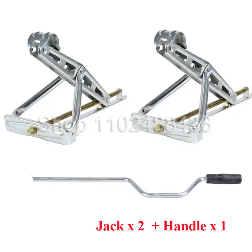 Стабилизирующие стойки для прицепа на колесах с 1 ручкой домкраты C-стиля ножки
