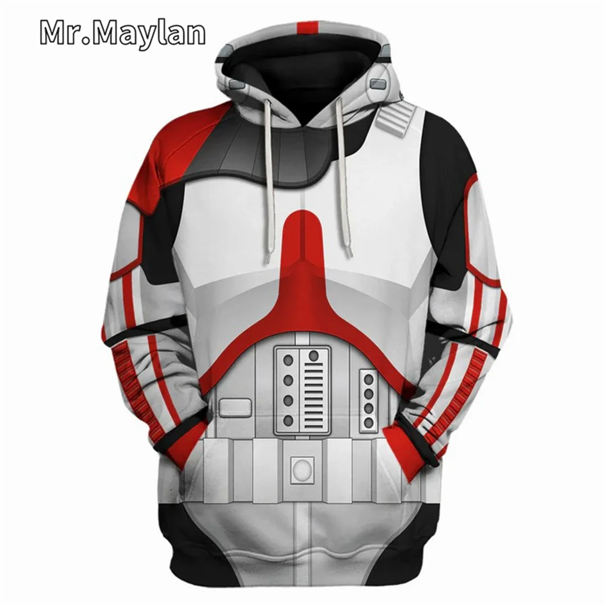 Костюм мусоросжигателя для косплея унисекс толстовка с 3D рисунком пуловер на