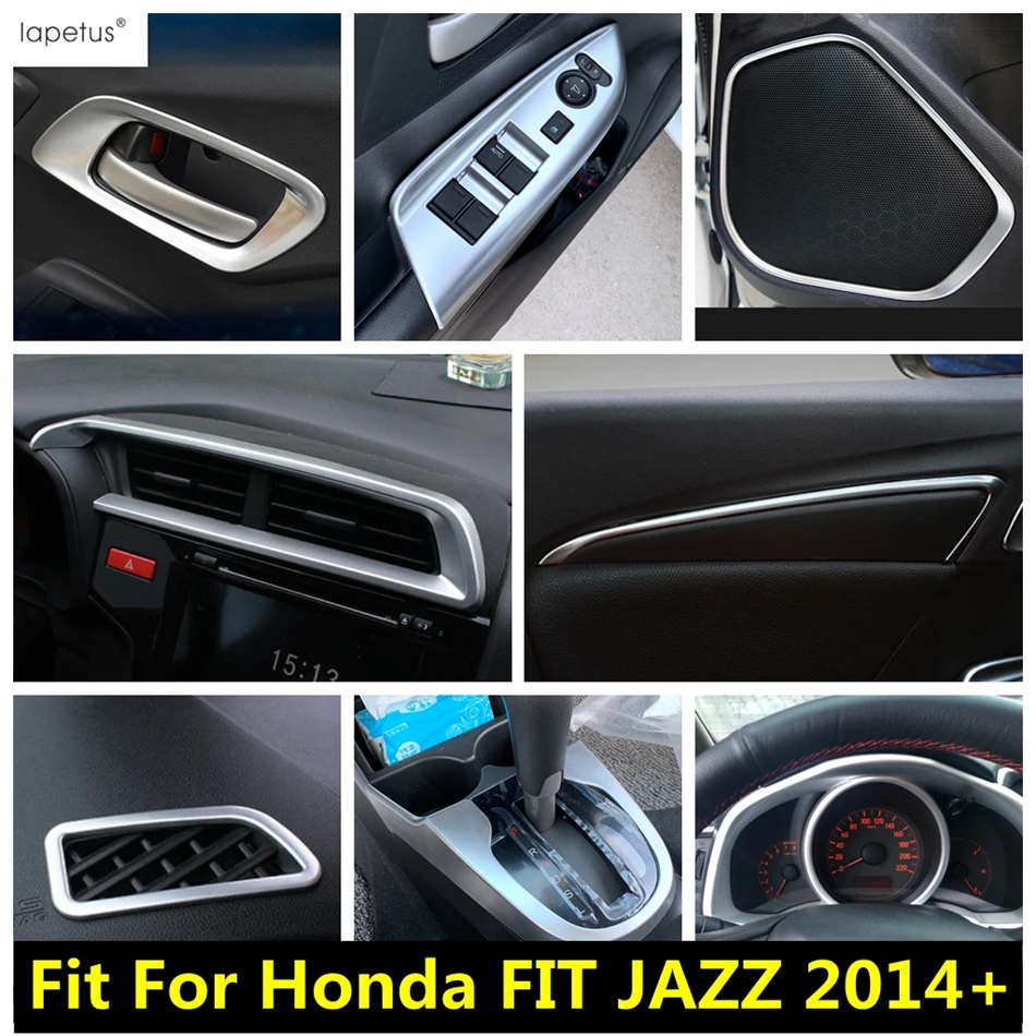 

Gear Panel Dashboard Frame Door Speaker Armrest Window Lift Cover Trim For Honda FIT JAZZ 2014 - 2020 Car Interior Accessories