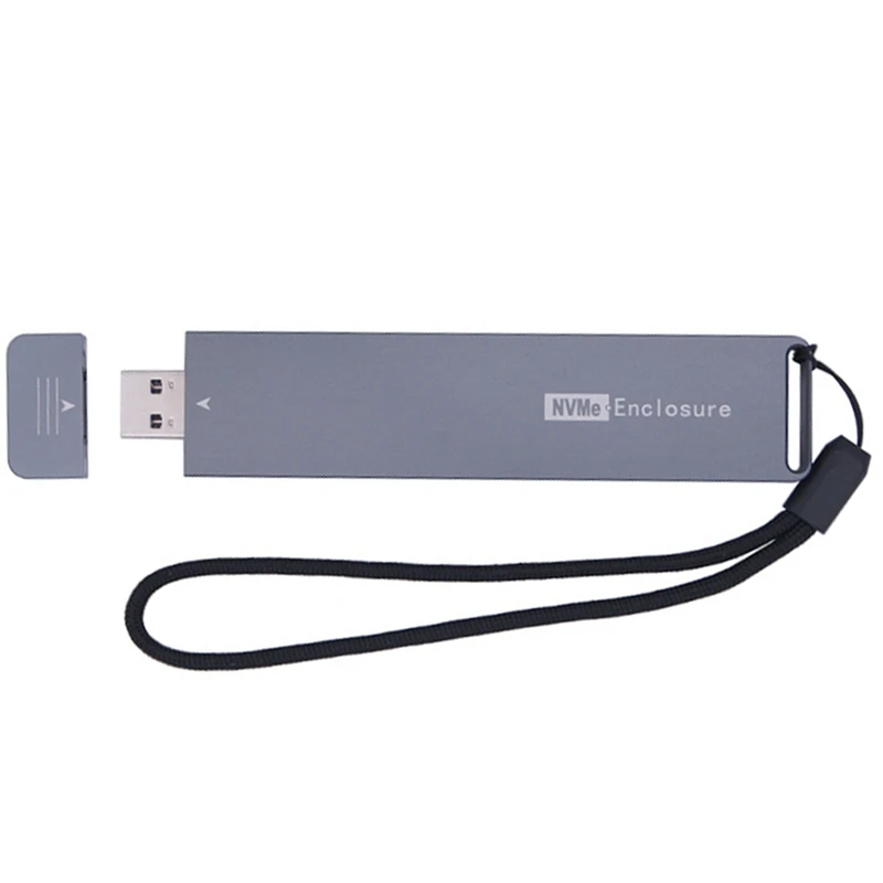 

M2 SSD Case NVME Enclosure M.2 To USB TYPE-A 3.1 SSD Adapter For NVME PCIE M Key SSD Disk Drive Box