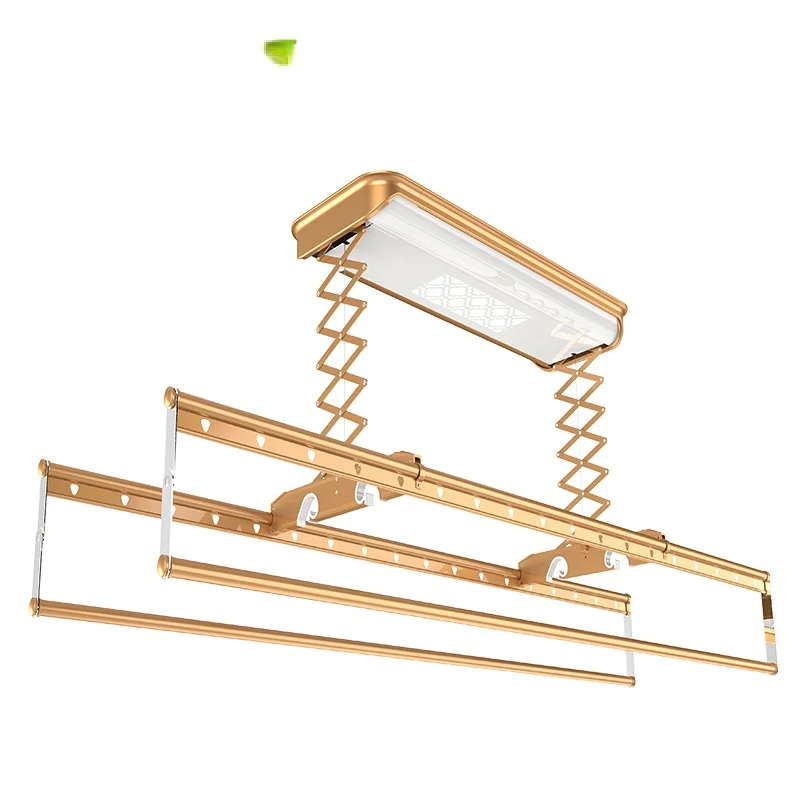 

Electric durable automatic clothes hanger ceiling mounted remote clothes drying rack