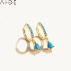 Женские серьги-кольца в форме сердца из серебра 925 пробы