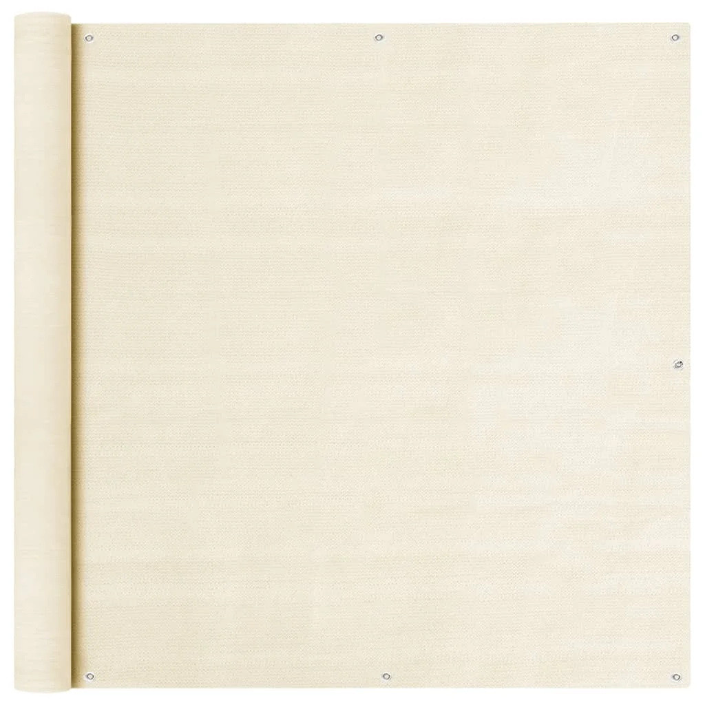 

Balcony screen cream 120x600 cm HDPE