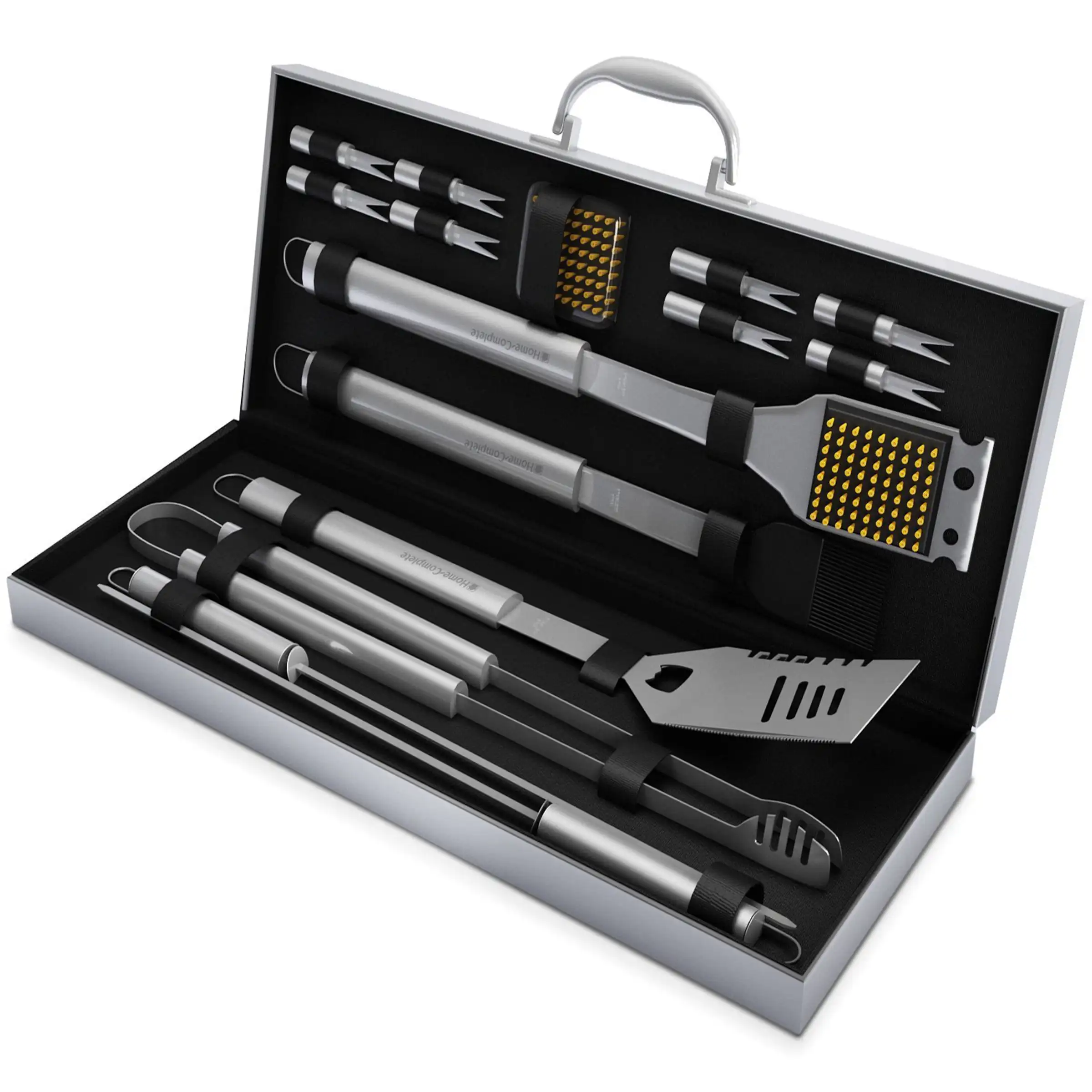 

16 pieces Stainless Steel BBQ Grill Tool Set By