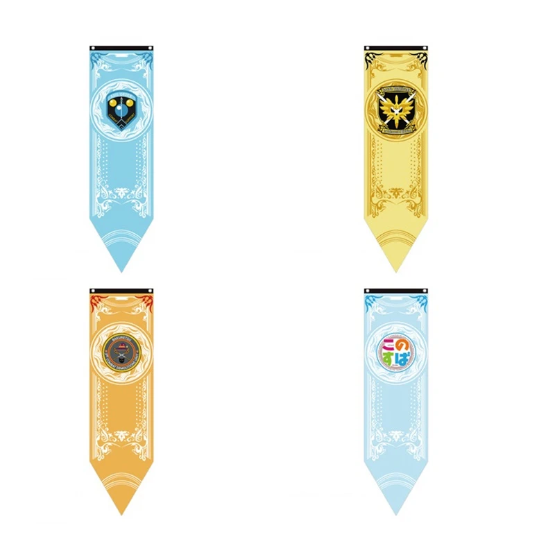 

40x145 см коносуба, Бог благословения этого чудесного мира, односторонний принт, тканевый Вымпел, флаг, баннер для домашнего декора