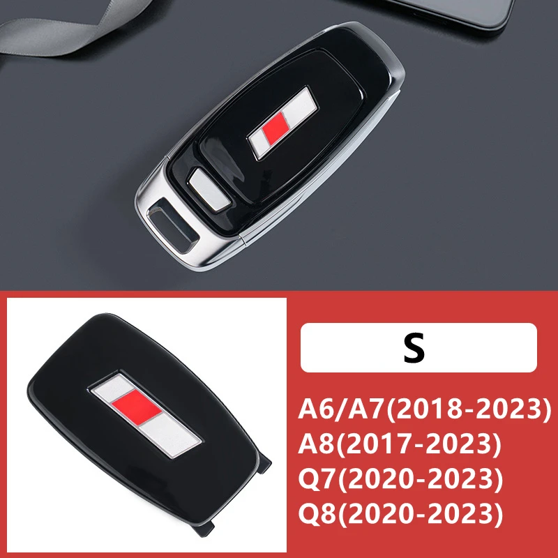

Автомобильный смарт-ключ, задняя крышка, замена, оболочка, украшение, модификация, Стайлинг, аксессуары для Audi A6 C8 A7 A8 D5 Q7 Q8 2017-2024