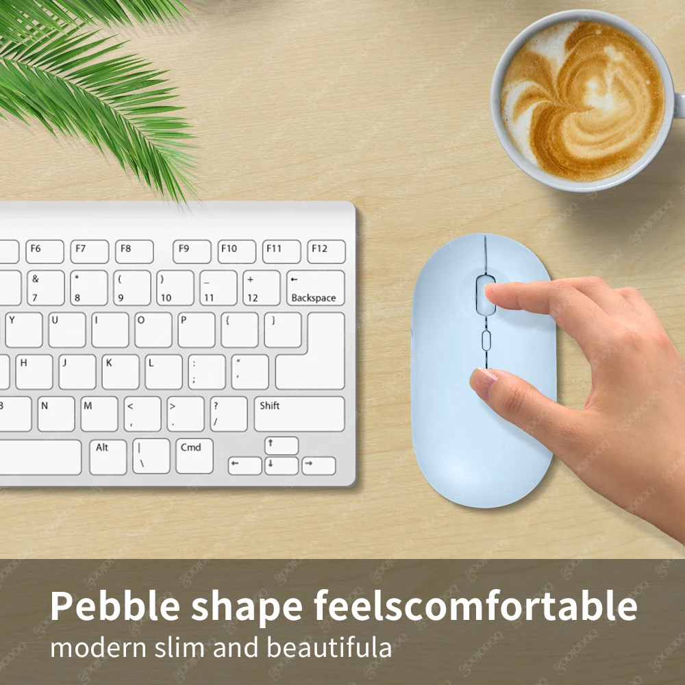 Беспроводная Bluetooth мышь игровая для Macbook Ipad Ноутбук планшет перезаряжаемая