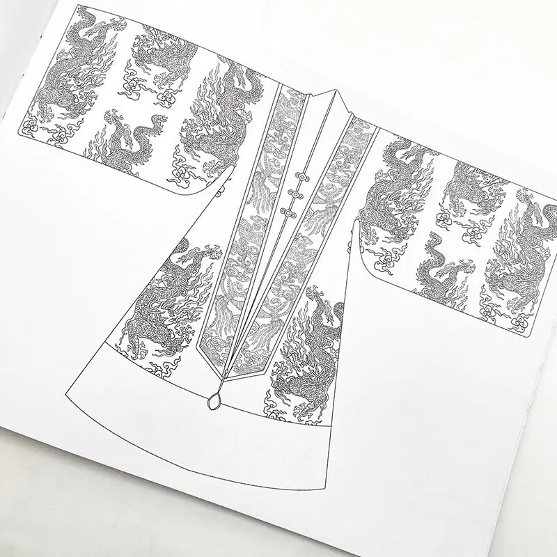 Книга для рисования на ткани Hanfu