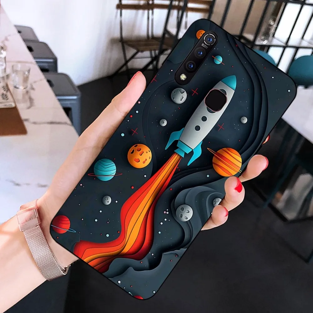 Чехол для телефона Relief Space Astronaut Huawei Mate 10 20 30 40 50 Lite Pro Nova 3 3i 5 6 SE 7 7SE