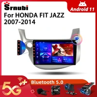 srnubi android 11 0 car radio for honda fit jazz 2007 2014 multimedia video player 2din 4g gps navigation carplay dvd head unit