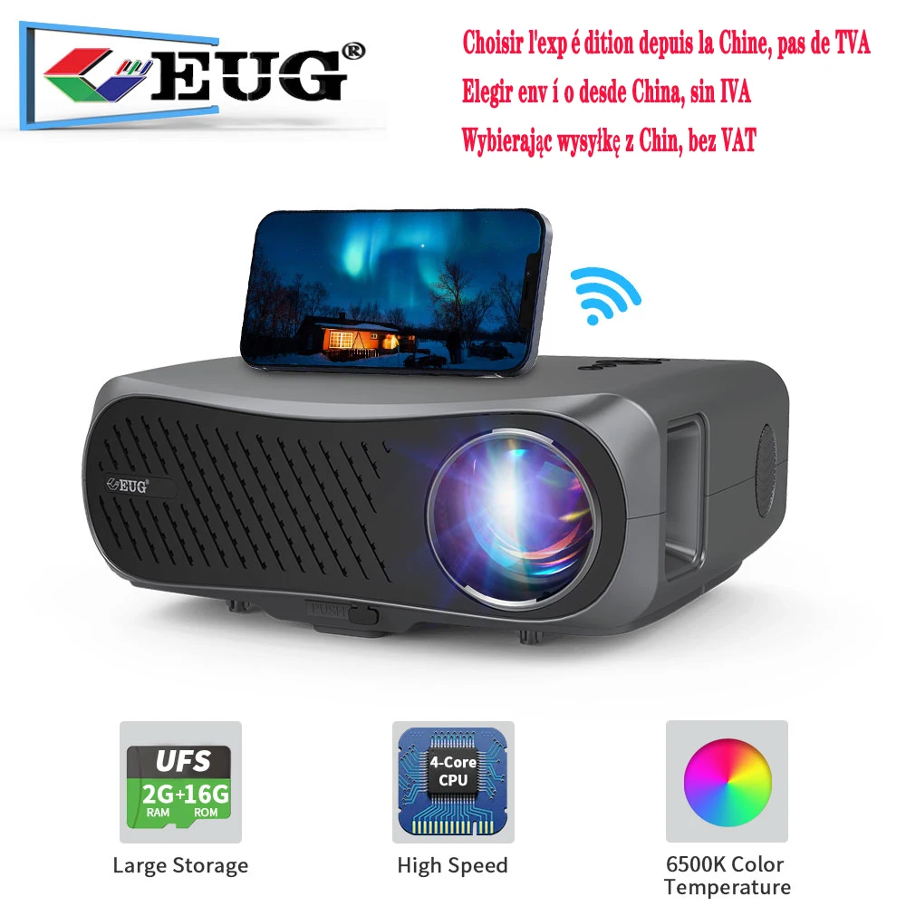 

Домашний проектор Led домашний кинотеатр Система Android Full Hd 1080P родное разрешение 10000:1 Контрастность 900DAB проектор