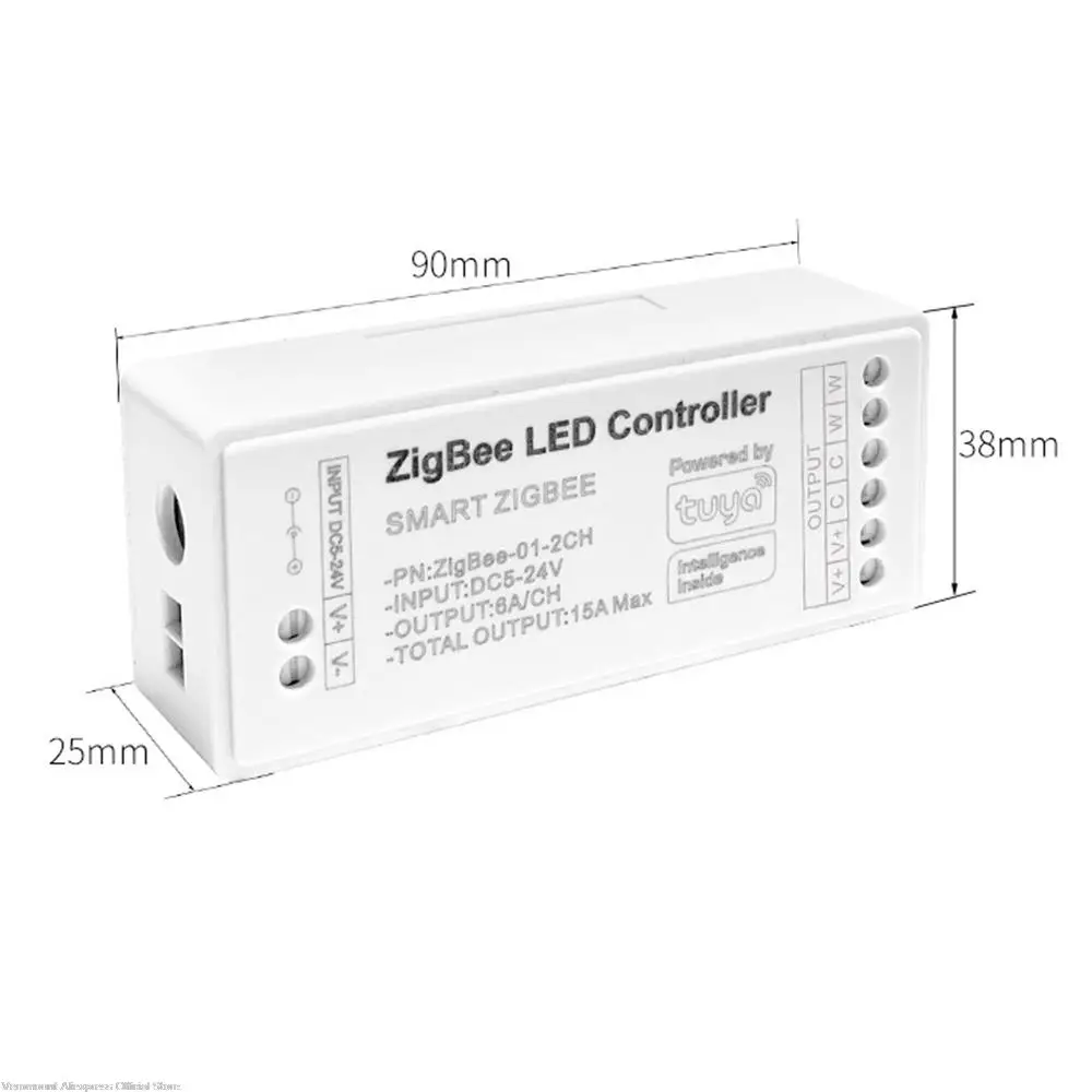 Светодиодный контроллер Zigbee с Wi-Fi одноцветная Светодиодная лента RGB RGBW RGBCCT умный