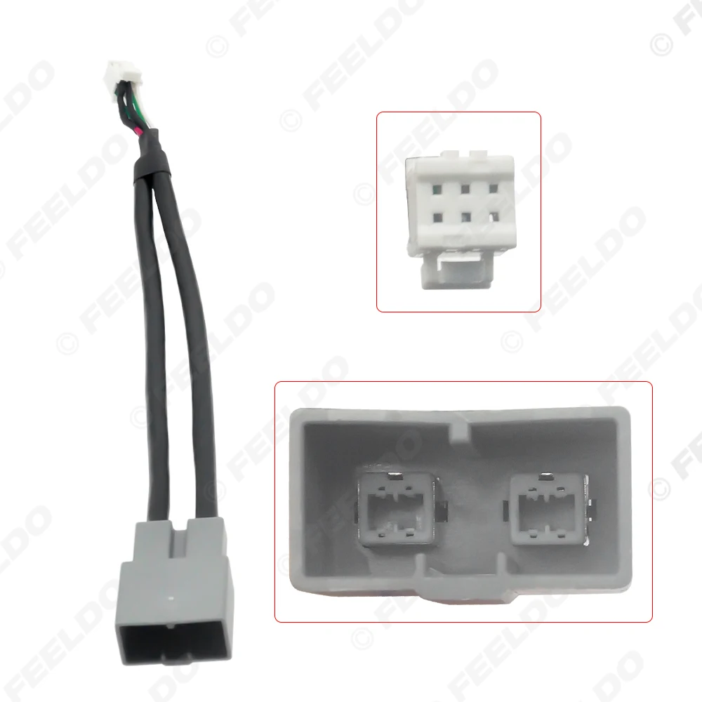 Фото Автомобильное аудио радио, 6-контактный разъем, порт для изменения USB-адаптер для Honda (2021), оригинальный провод, автоматический USB-кабель для передачи №2