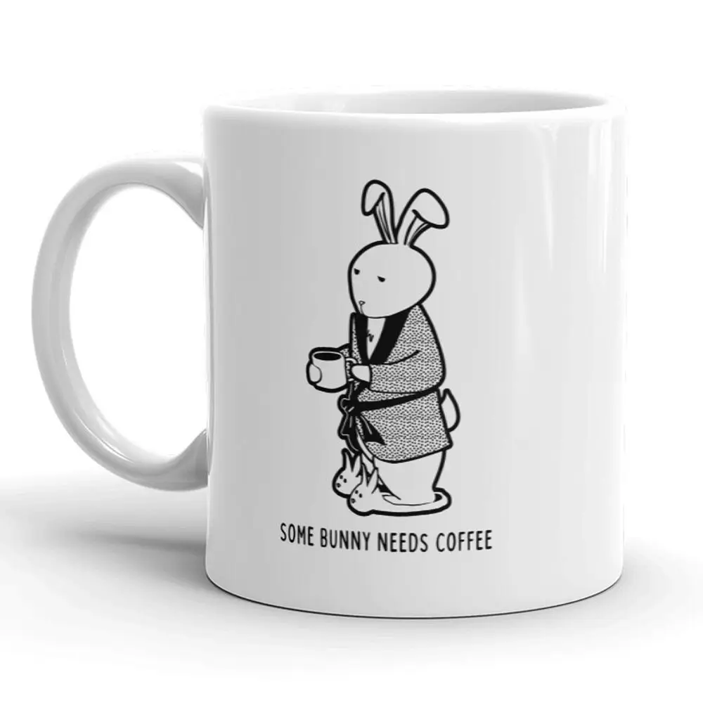 

Some Bunny Needs Coffee Mug Funny Easter Bunny Coffee Cup -