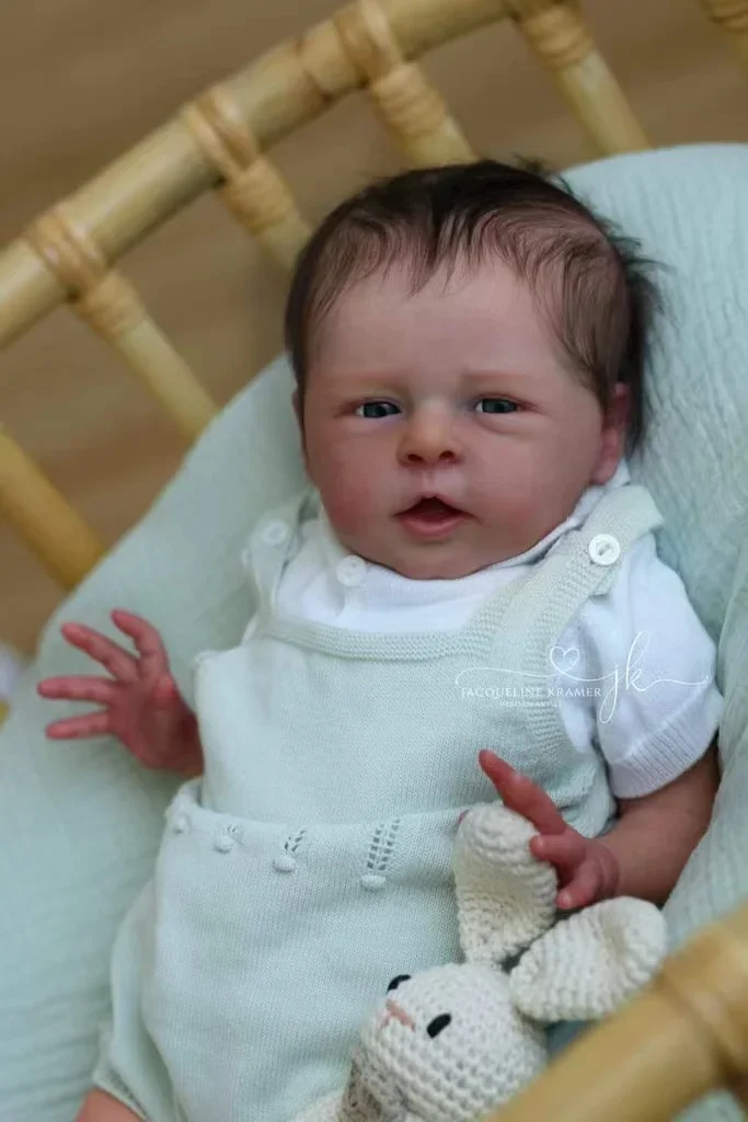 Индивидуальный комплект ограниченной поставки 19 дюймов неокрашенный Reborn Baby Levi