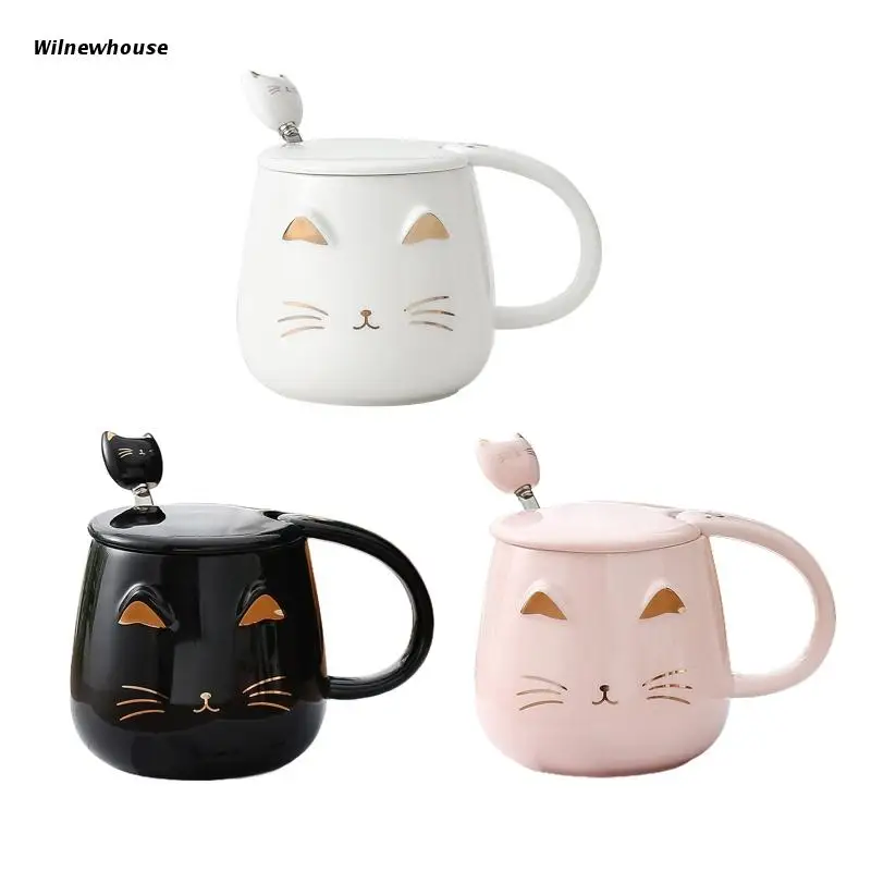 

F63A Ceramic Animal Creative Coffee Cup Christmas Birthday Gift Exquisite Fashion