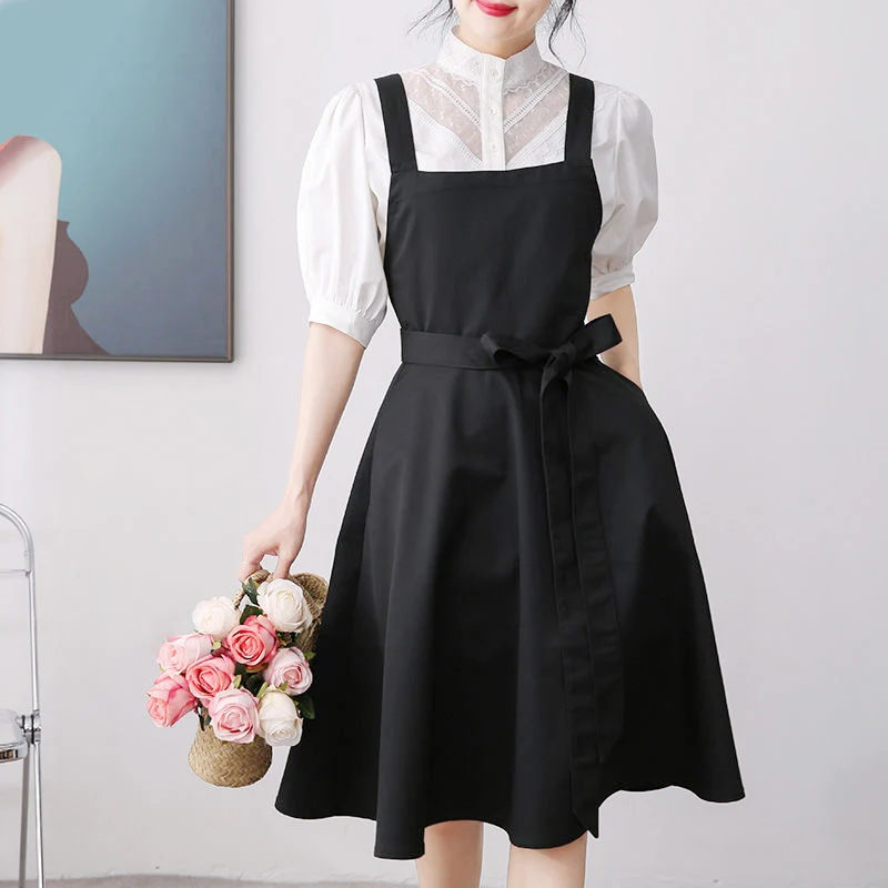 Официантка чистка выпечки искусственная задняя картина садовый ноготь