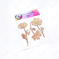 spring flowers metal cutting dies for holiday diy decor scrapbook embossing molds paper greeting cards coloring 2022 new arrival