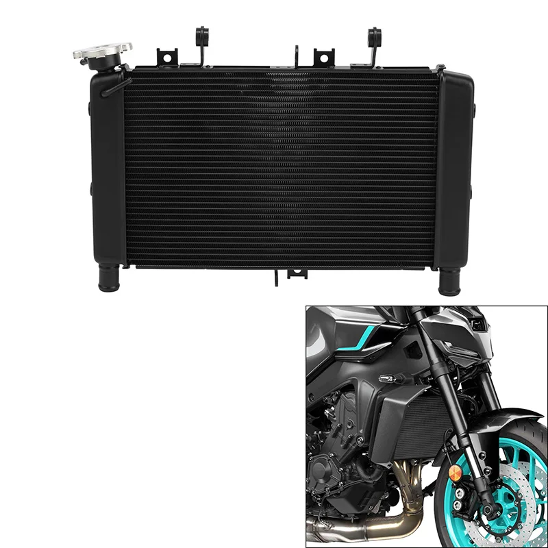 

Черный радиатор, охладитель, подходит для Yamaha MT09 2021-2023 TRACER 9 2021-2024 XSR900 2022-2024