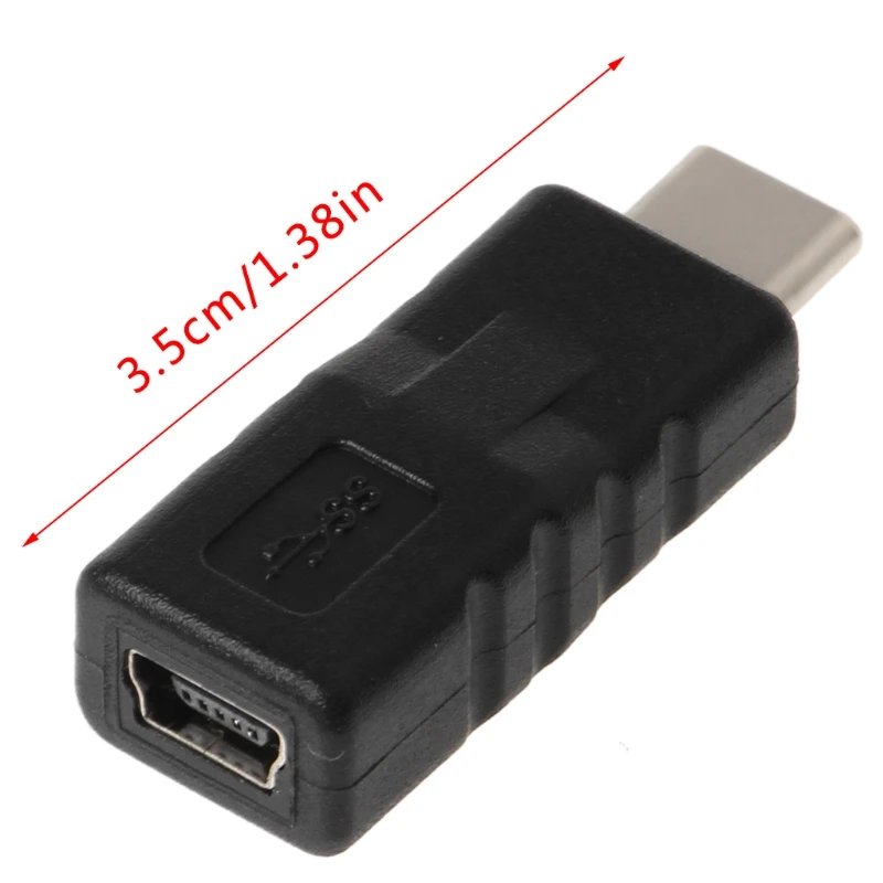 

Переходник с Type C «папа» на Mini USB «Мама» для S8 Note8 5 6