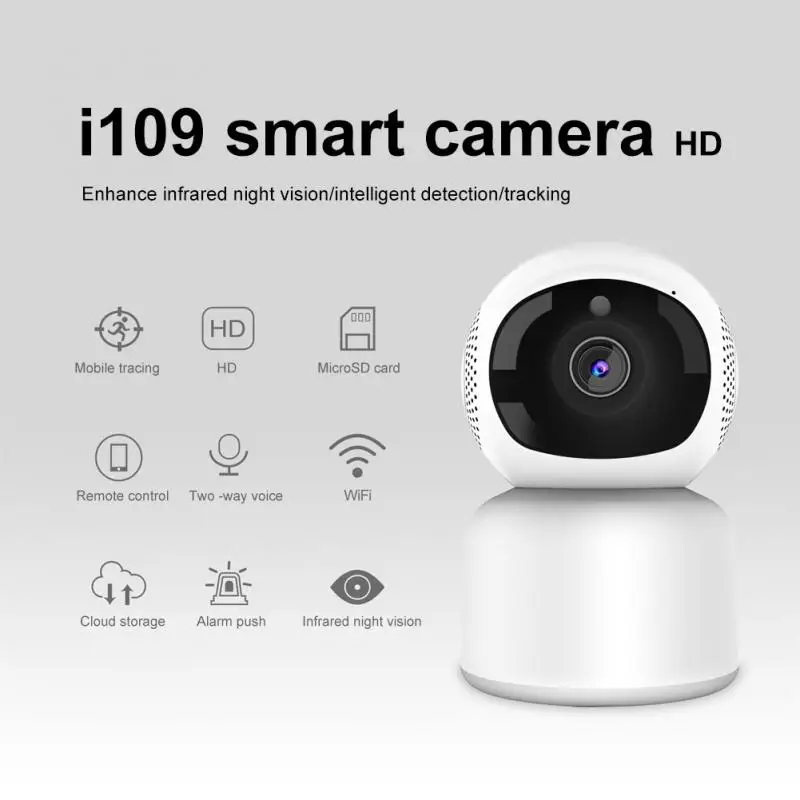 

Ip-камера с датчиком движения, 1080p, Wi-Fi, ночное видение