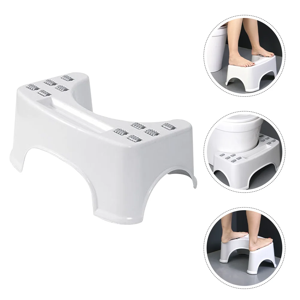 

Bathroom Toilet Foot Stool Anti-slip Foot Stool Plastic Step Stool Toilet Step Stool