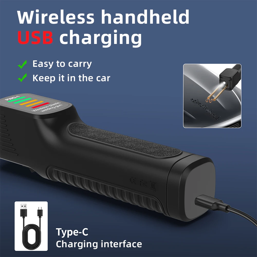 Портативный Сварочный Пистолет Для Пластика Беспроводной Перезаряжаемый