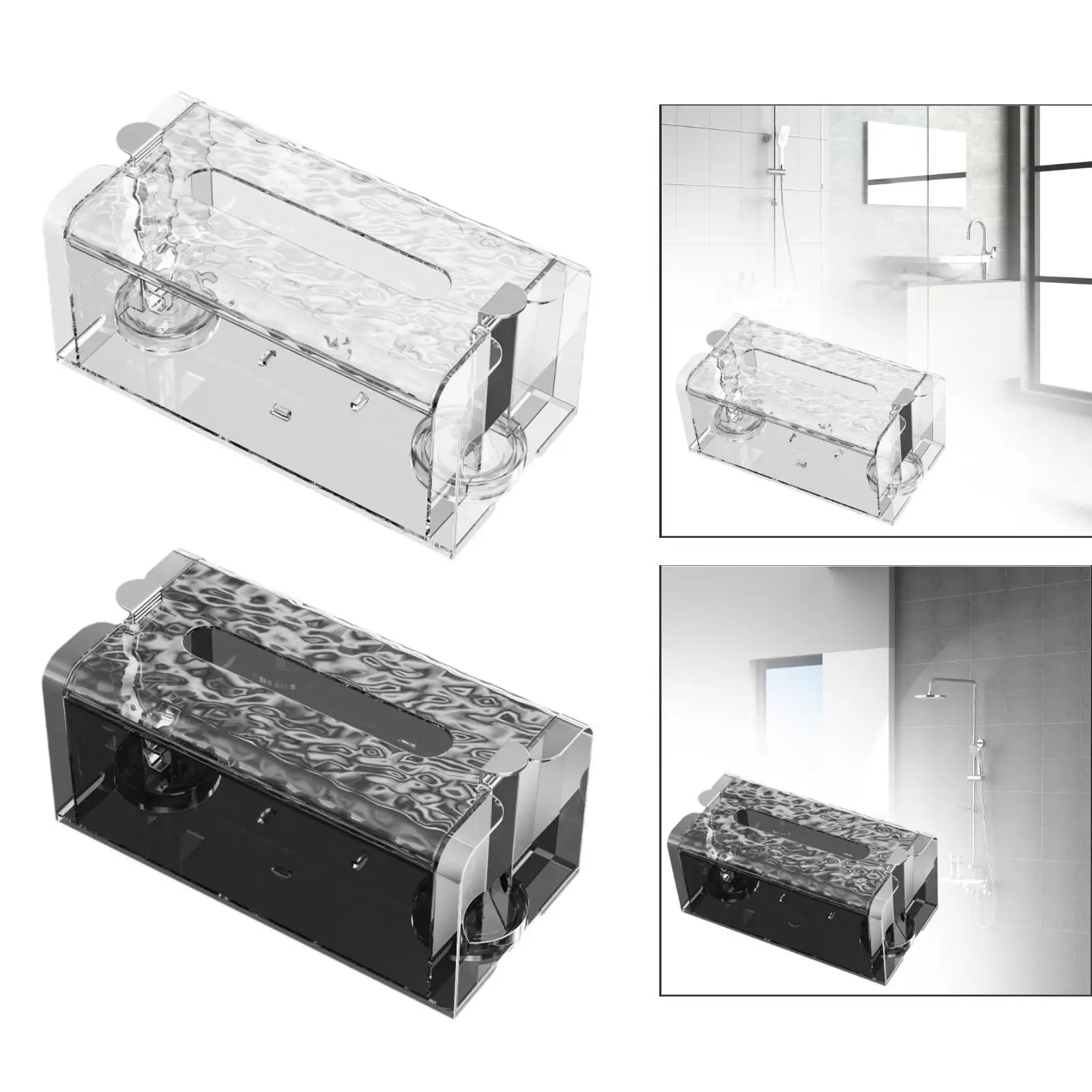 Держатель коробки для салфеток Контейнер лица Настенный современный