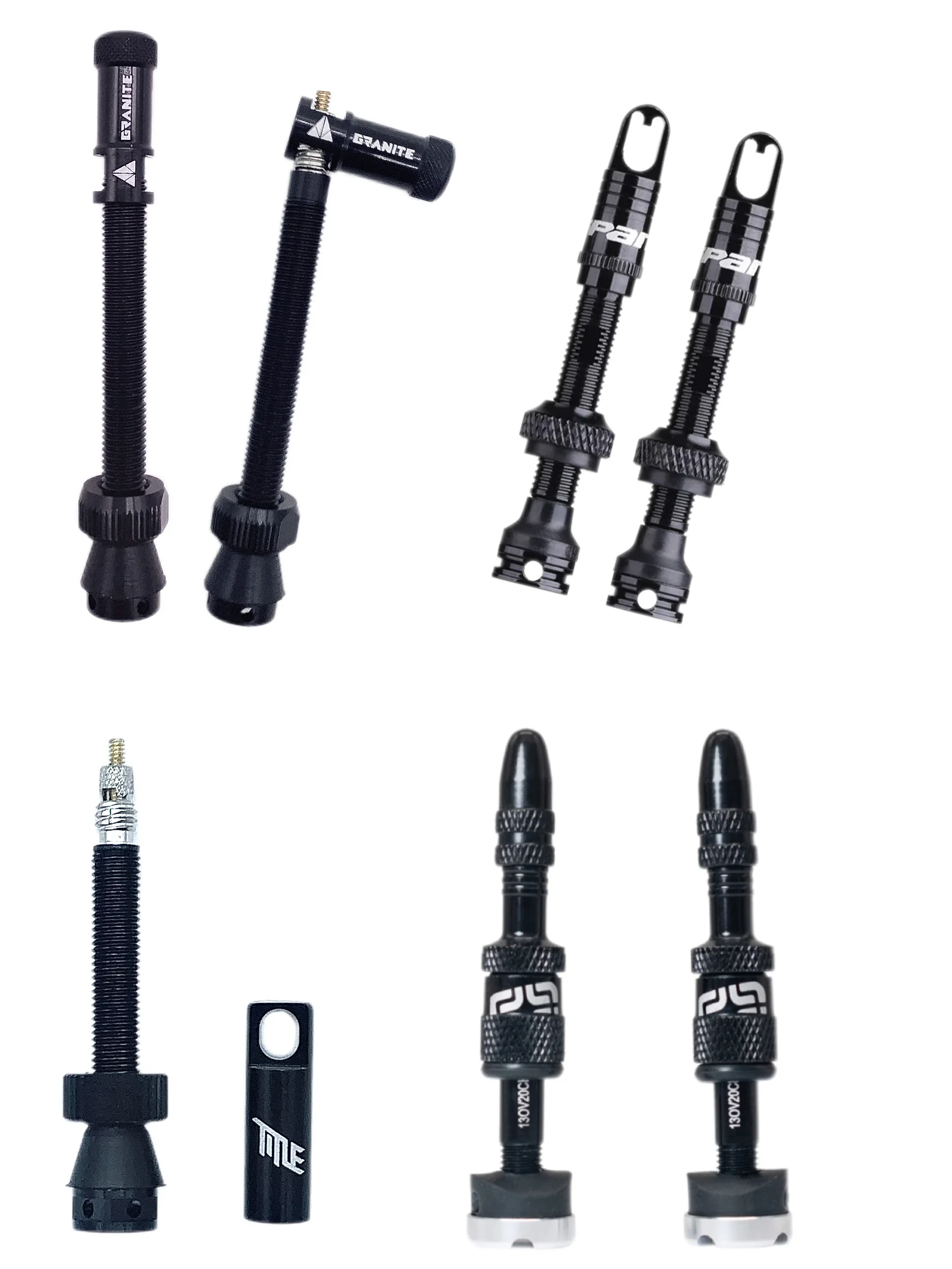 Комплект бескамерных клапанов для велосипеда