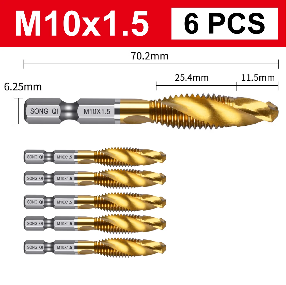 

Метрические сверла и метчики NSOUR M3-M10