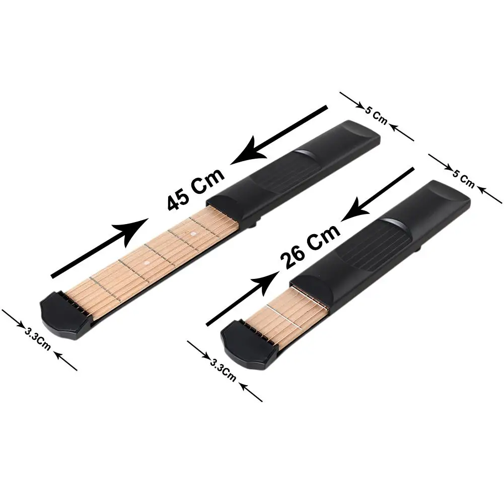 Портативный карманный инструмент для акустической гитары тренировочный аккорд