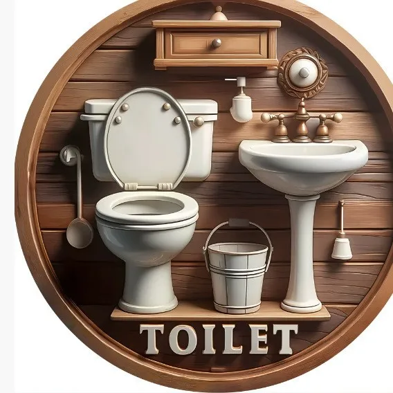 

Деревянная декоративная тарелка Country Gnome