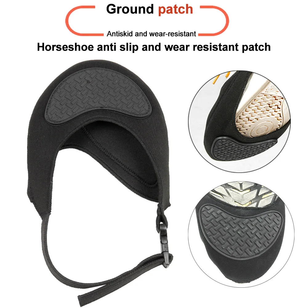 

Wear Resistant Neoprene Shoe Boots Protector Universal Gear Shifter Motorcycle Cycling Outdoor Solid Buckle Design Anti Slip