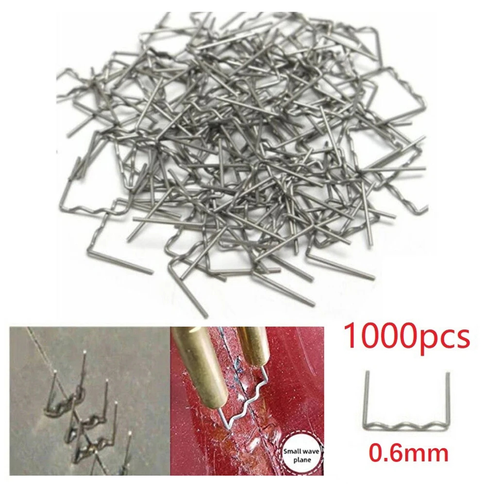 

Pre-cut Hot Stapler Flat Machine Patch Repair Welder Replacement Silver Small Corrugated Soldering Stainless Steel