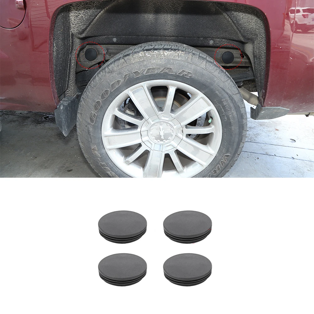 

Car Chassis Waterproof ABS Stopper Plugs for Chevrolet Silverado GMC Sierra 1999-2020 2021 2022 2023 External Accessories Black