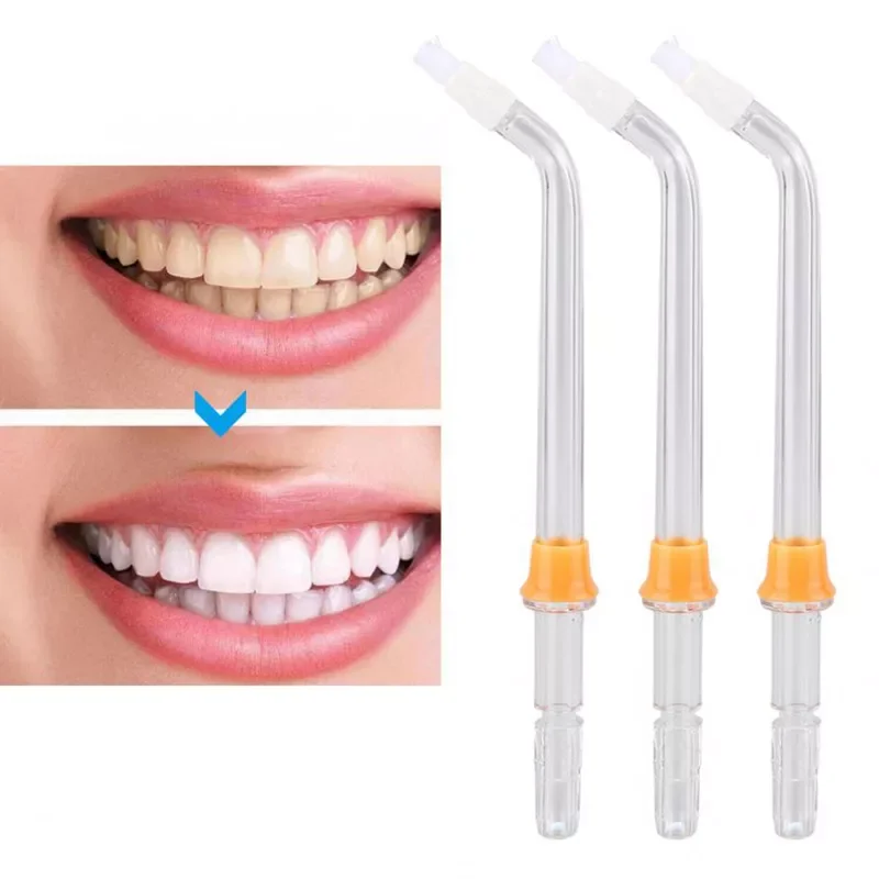 

3 Pieces Replacement Orthodontic Tip Jet Nozzle Fit For Waterpik Oral Irrigator Water Flosser Denture And Dental Braces Cleaning