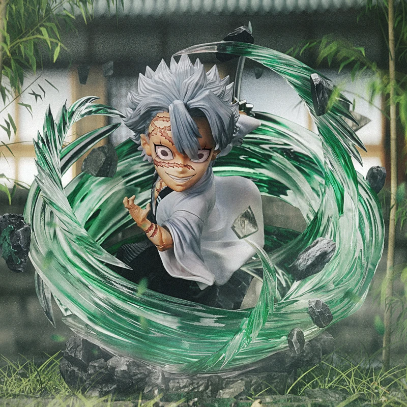 

Demon Slayer Kimetsu No Yaiba Shinazugawa Sanemi GK Limited Figure Anime Figures Model